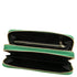 Ada - Double zip around soft leather wallet